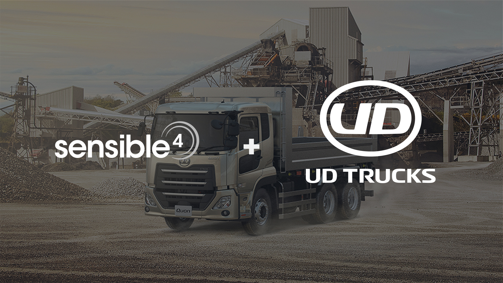 Sensible 4 and UD Trucks are collaborating to automate a Quon truck