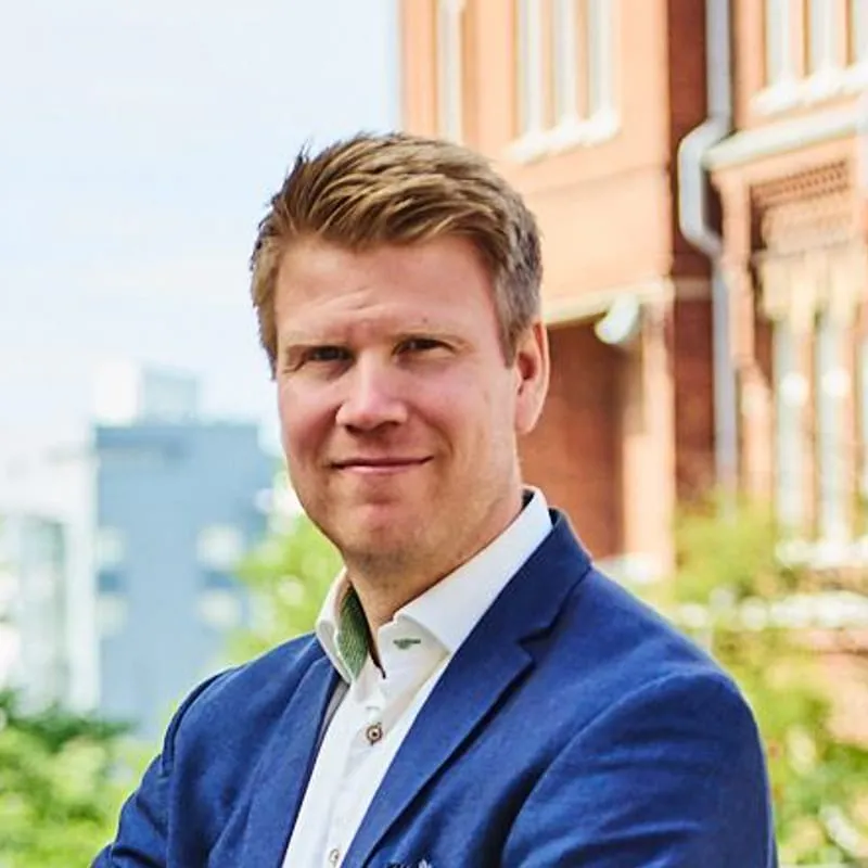 Portrait of Matias Koski, CEO of Sensible 4