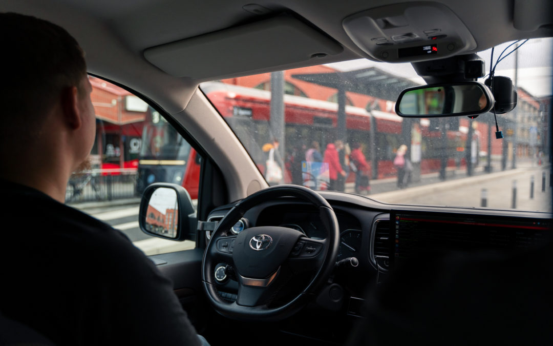 MID-WINTER SELF-DRIVING PILOT IN A BUSY FINNISH CAMPUS SUBURB